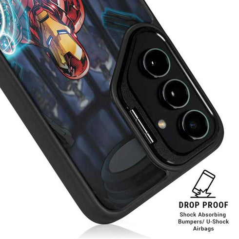 Marvel Iron Man New Armor Galaxy S24 FE Kickstand Case